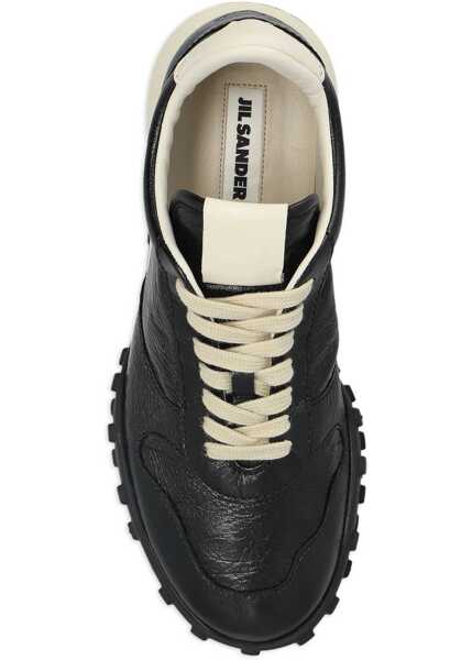 Sneakers Jil Sander Low Leather Sneaker BLACK Barbati (BM 16727697) 4