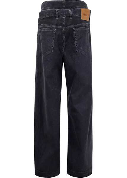 Pantaloni casual THE ATTICO Long Pants Navy Blue CHARCOAL Femei (BM 16727790) 2
