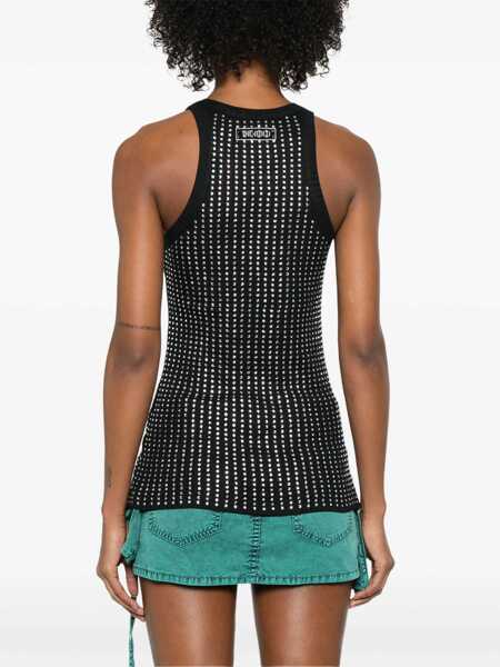 Bluze THE ATTICO Tank Top Black BLACK Femei (BM 16727871) 4