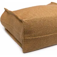 Genti de mana Marni Dama - Genti de mana Marni Large Raffia Effect Fabric Tote Bag BUFF Femei (BM 16727910) - B-mall.ro