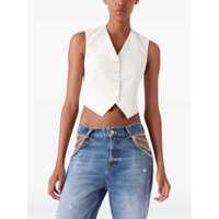 Imbracaminte Stella McCartney Dama - Bluze Stella McCartney Wool Tailoring Short Vest IVORY Femei (BM 16727946) - B-mall.ro