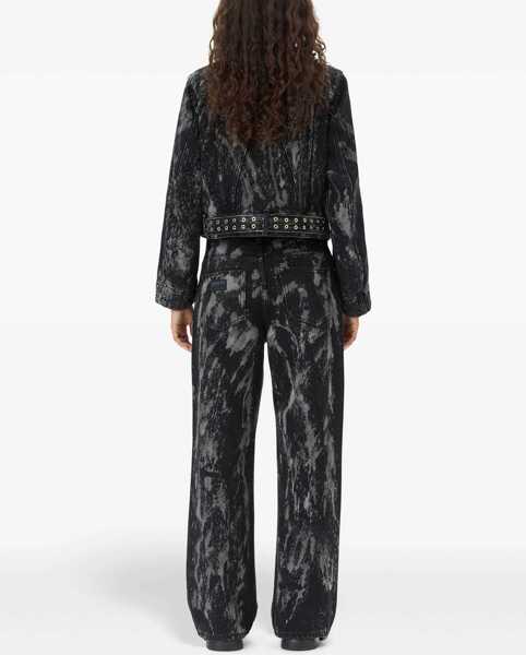 Sacouri office Ganni Heavy Denim Jacket BLACK Femei (BM 16727964) 4