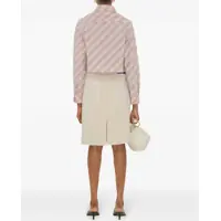 Camasi Burberry Dama - Camasi Burberry Cropped Check Shirt PINK Femei (BM 16728411) - B-mall.ro
