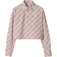 Camasi Cropped Check Shirt Femei