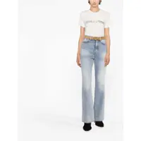 Imbracaminte Saint Laurent Dama - Tricouri Saint Laurent Saint Laurent Printed Cotton T-Shirt WHITE Femei (BM 16729005) - B-mall.ro