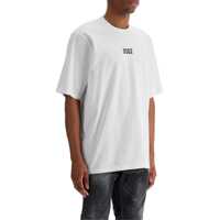 Tricouri White Cotton T-Shirt With Dsq2 Logo Barbati