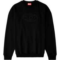 Hanorace White Cotton Sweatshirt With Raised Logo For Men Barbati