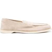 Pantofi casual Dark Brown Suede Casual Shoes With Velcro Closure Barbati
