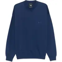 Hanorace Blue Cotton Crewneck Sweatshirt For Men Barbati