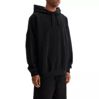 Bluze de trening Men's Black Hoodie In Recycled Cotton And Polyester Barbati