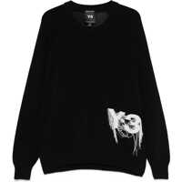 Pulovere Black Recycled Polyester Sweater With Embroidered Logo Barbati