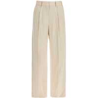 Imbracaminte BLAZÉ MILANO Dama - Pantaloni eleganti BLAZ MILANO Ivory Viscose Pants With Embroidered Pocket IVORY Femei (BM 16731393) - B-mall.ro