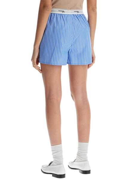 Pantaloni scurti HOMME GIRLS Mens Boxer 100 Cotton Blue Striped High Waist BLUE STRIPE Femei (BM 16731447) 2