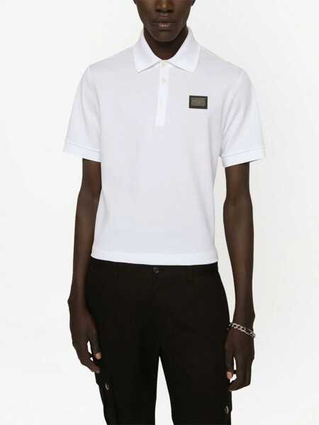 Tricouri Polo Dolce & Gabbana Polo With Logo WHITE Barbati (BM 16732311) 5