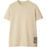 Tricouri Check Appliqué T-Shirt Barbati