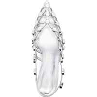 Pantofi THE ATTICO Dama - Pantofi cu toc THE ATTICO Grid Slingback SILVER Femei (BM 16732620) - B-mall.ro