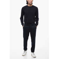 Pantaloni eleganti pentru Barbati - Pantaloni eleganti BerWich Virgin Wool Pants With Check Motif Blue Barbati (BM 16732668) - B-mall.ro