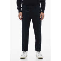 Pantaloni eleganti Virgin Wool Pants With Check Motif Barbati