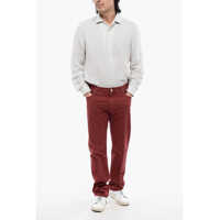 Pantaloni casual CORNELIANI pentru Barbati - Pantaloni casual CORNELIANI Cotton Pants With Metallic Details Red Barbati (BM 16732752) - B-mall.ro