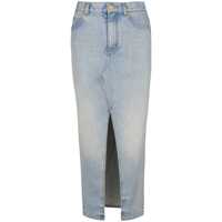 Fuste Balmain Denim Midi Skirt Femei