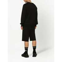 Pulovere pentru Barbati pagina 3 - Pulovere Dolce & Gabbana Dolce & Gabbana Cotton Crew-Neck Sweatshirt Black Barbati (BM 16734384) - B-mall.ro