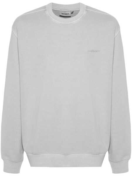 Pulovere Carhartt Carhartt Wip Duster Script Cotton Sweatshirt GREY Barbati (BM 16734453) 1