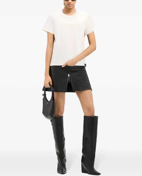 Tricouri COURRGES Cotton T-Shirt WHITE Femei (BM 16735311) 2