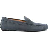 Mocasini Beige Suede Driving Moccasin For Men With Rubber Sole Barbati