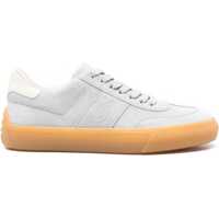 Pantofi casual TOD'S Light Grey Suede Casual Lace-Up Shoes For Men