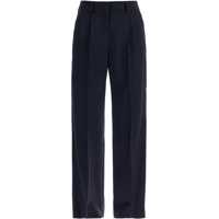 Imbracaminte BLAZÉ MILANO Dama - Pantaloni eleganti BLAZ MILANO Navy Blue Virgin Wool And Mohair High-Waisted Pants NAVY Femei (BM 16735638) - B-mall.ro