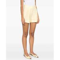 Imbracaminte BLAZÉ MILANO Dama - Pantaloni scurti BLAZ MILANO Light Yellow High-Waisted Linen Shorts BUTTER Femei (BM 16735641) - B-mall.ro