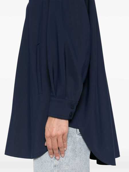 Geci Herno Herno Technical Fabric Overshirt BLUE Femei (BM 16735803) 5