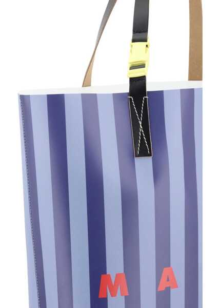 Genti de mana Marni Tribeca Shopping Bag AZURE Barbati (BM 16736061) 4