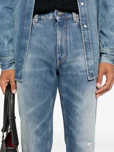 Blugi drepti Givenchy Slim Fit Denim Jeans DENIM Barbati (BM 16736073) 5