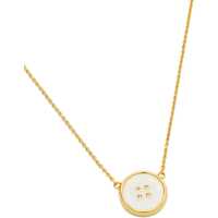 Coliere Marc Jacobs "Button Pendant" Necklace