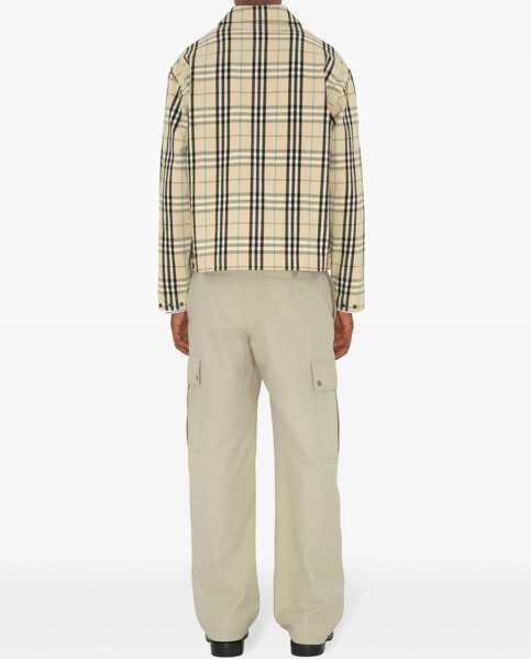 Jachete Burberry Vintage Check Jacket BEIGE Barbati (BM 16736121) 4