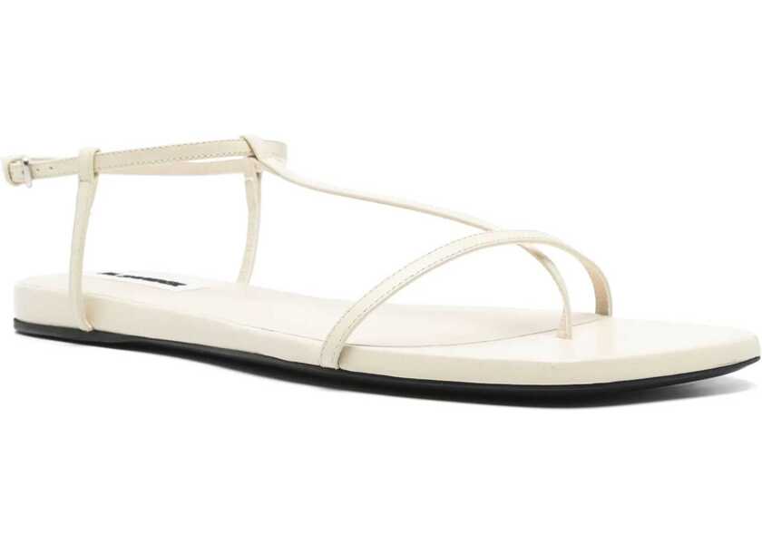 Sandale Jil Sander Leather Sandal IVORY Femei (BM 16736136) 2