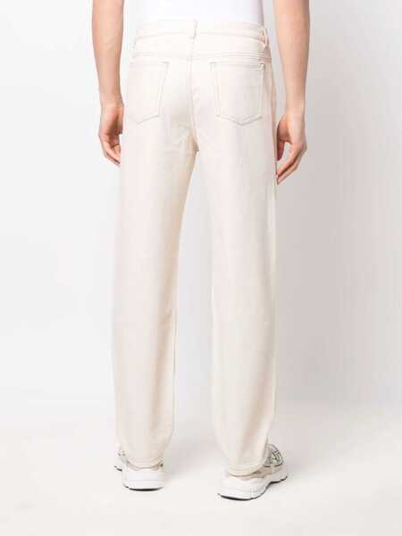 Blugi drepti A.P.C. Jeans Martin BEIGE Barbati (BM 16736205) 4