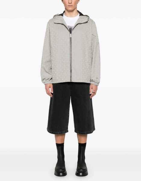 Jachete Givenchy Monogram 72 Jacquard Anorak GREY Barbati (BM 16736253) 2