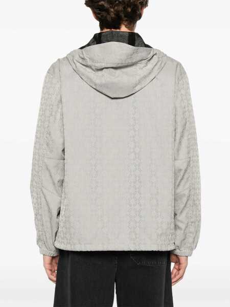 Jachete Givenchy Monogram 72 Jacquard Anorak GREY Barbati (BM 16736253) 4