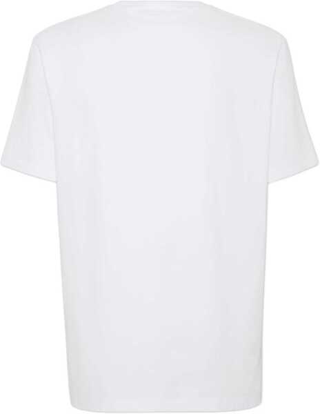 Tricouri DSQUARED2 Rubber Logo T-Shirt WHITE Barbati (BM 16736316) 2