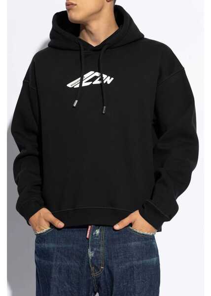 Bluze de trening DSQUARED2 Sweatshirt With Logo Print BLACK Barbati (BM 16736334) 3