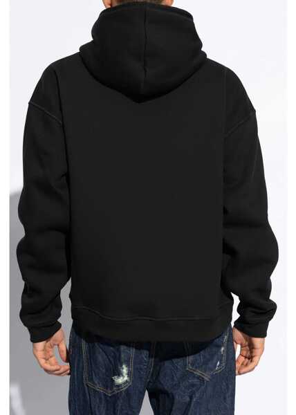 Bluze de trening DSQUARED2 Sweatshirt With Logo Print BLACK Barbati (BM 16736334) 4