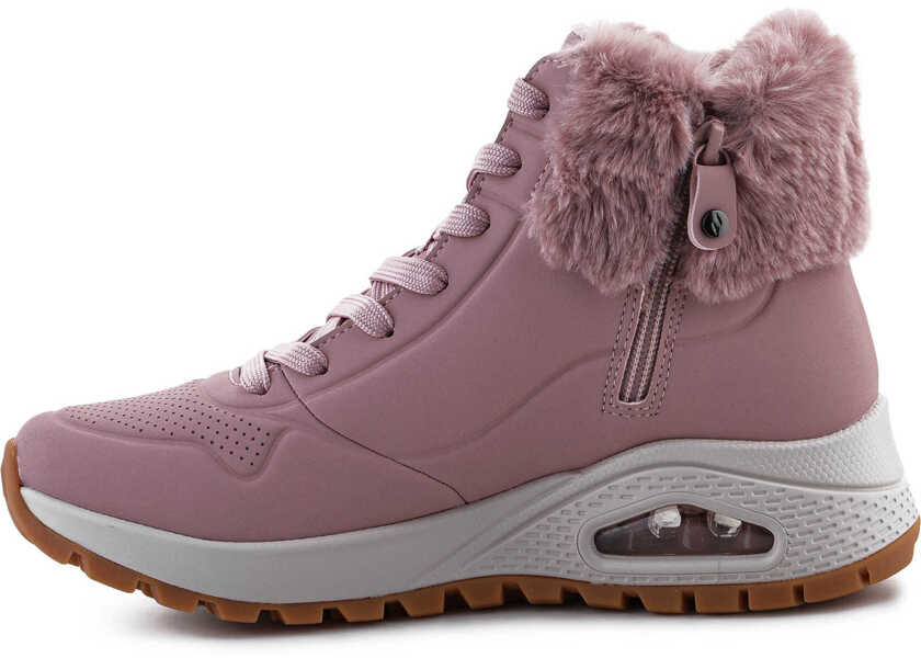 Cizme de iarna SKECHERS UNO RUGGED Fall Air blush Pink Femei (BM 16736682) 4