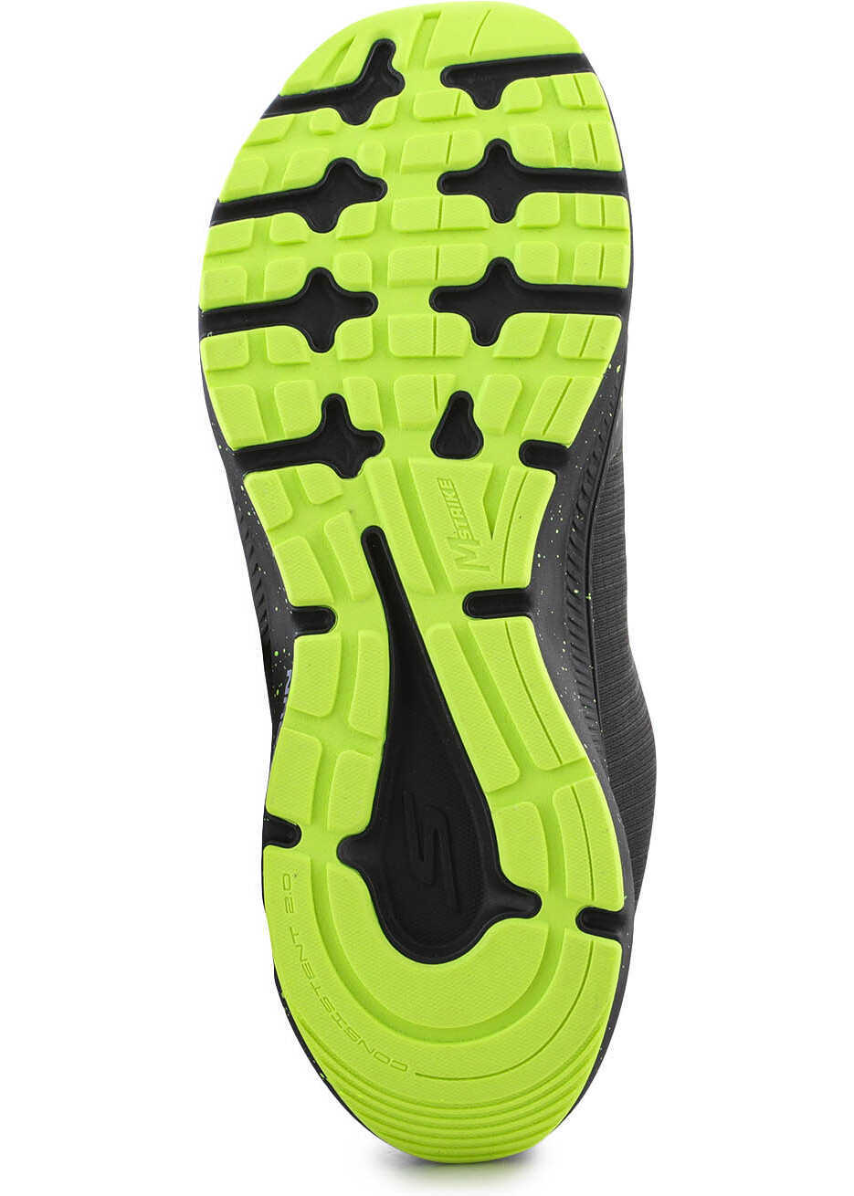 Pantofi alergare SKECHERS Go Run Consistent Black/lime Barbati (BM 16736706) 7