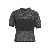Tricouri Jacquard turtleneck top Femei