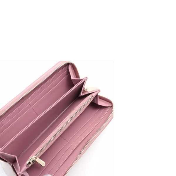 Portofele Dior Dior Lady Dior Leather Wallet Pink Femei (BM 16741944) 3