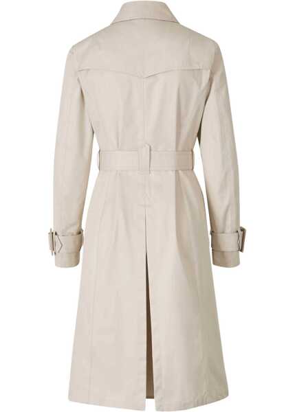 Paltoane Herno Beige Cotton Double-Breasted Trench Coat With Adjustable Sleeves CHANTILLY Femei (BM 16742208) 3