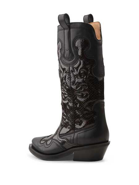 Bocanci Ganni Ganni Boots Black Femei (BM 16744383) 3