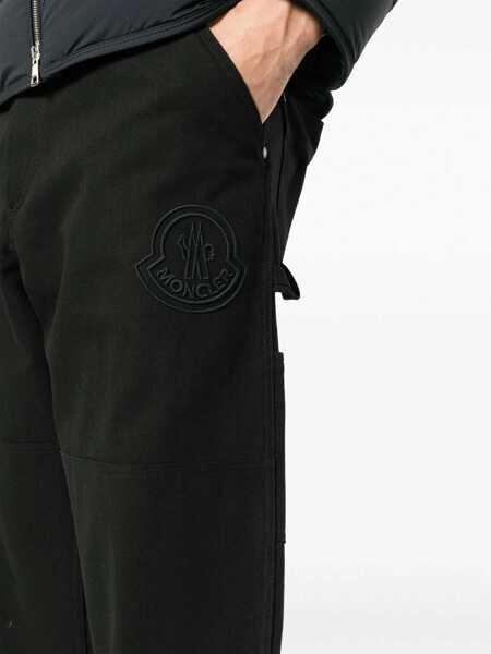 Pantaloni casual Moncler Cotton Pants BLACK Barbati (BM 16744755) 5